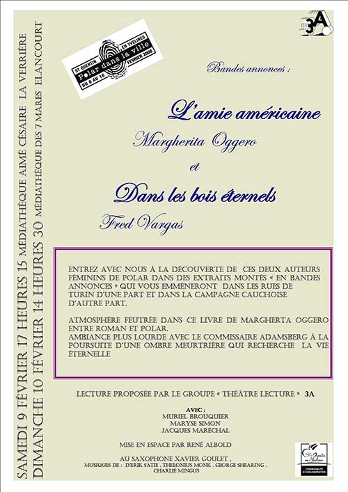 Lecture théâtrale de 3A - Festival du polar de St Quentin en Yvelines