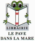 Logo du Pavé dans la Mare, librairie des 7 mares à Elancourt