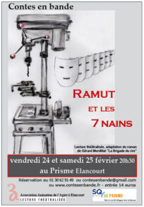 Affiche de Ramut et les 7 nains - Lecture théâtralisée tirée de La Brigade du rire